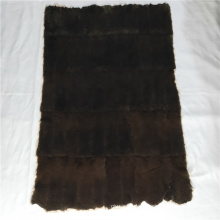 super soft dyed color back vair fur skin grey squirrel plate for garment